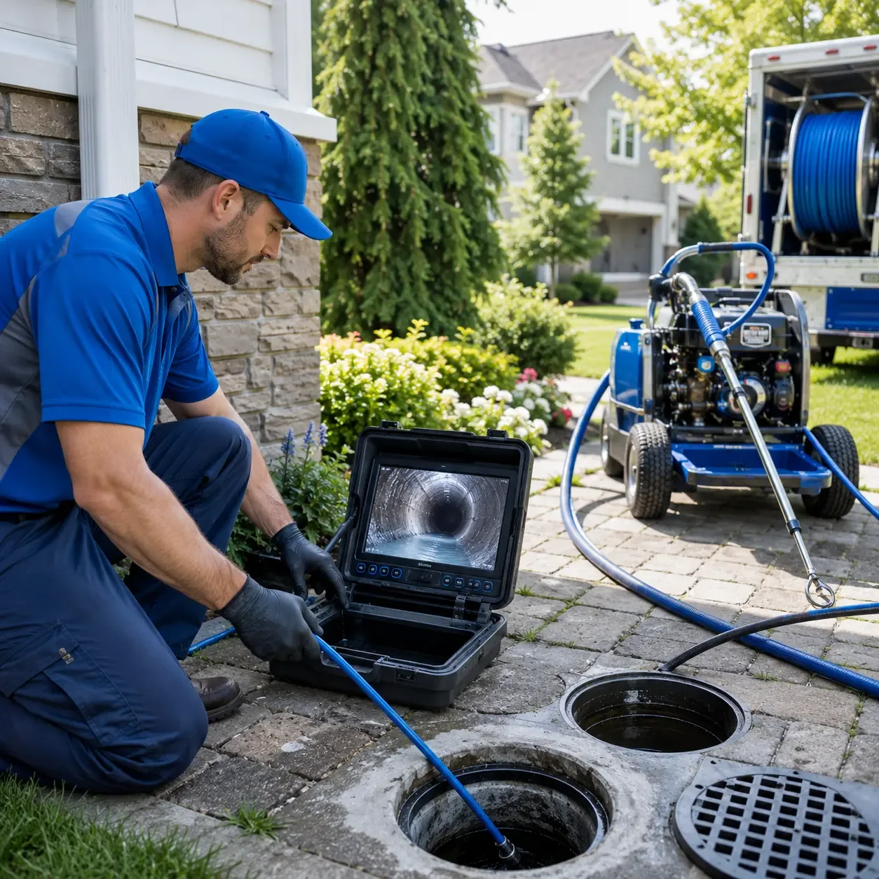 Outdoor drain cleaning professionals serving Madrid, IA
